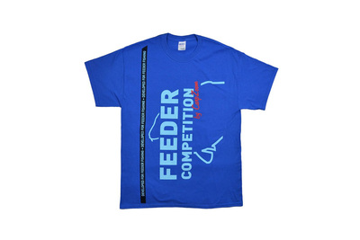 PólóFeeder Competition,, halas póló, ponty,ruházat,horgász ruházat,kék,